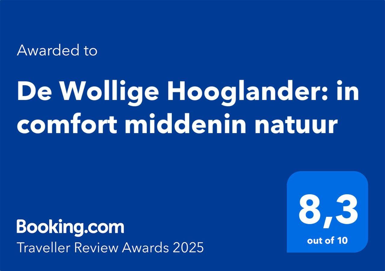 De Wollige Hooglander: In Comfort Middenin Natuur Otterlo Εξωτερικό φωτογραφία